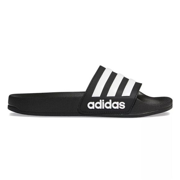 Adidas Adilette Shower K Black/White NWT IN BOX - Picture 1 of 9
